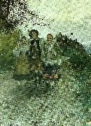 Anna Ancher tur hos damerna oil painting